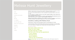 Desktop Screenshot of melissahuntjewellery.co.uk